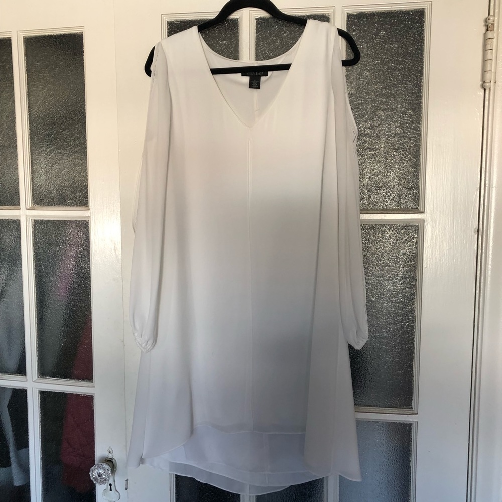 WHBM Chiffon Dress SZ 8